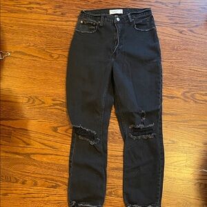 Abercrombie Ankle Straigjt HR jeans